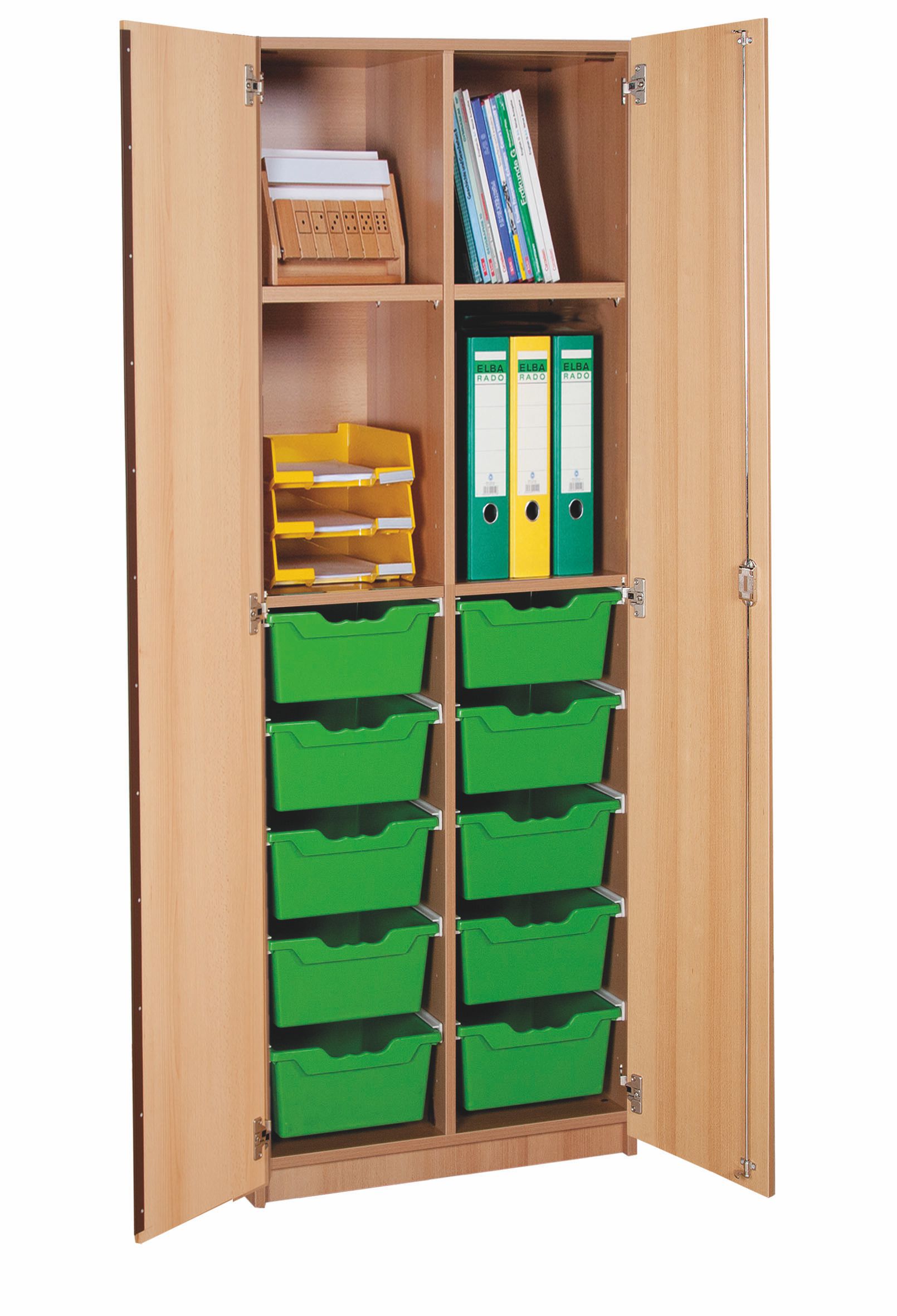 ErgoTray Schrank mit 10 Boxen L